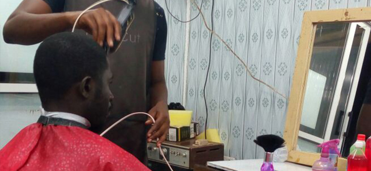 Health education on barbering operations to prevent cross contamination  in Africa Ghana - Kpone katamanso district.